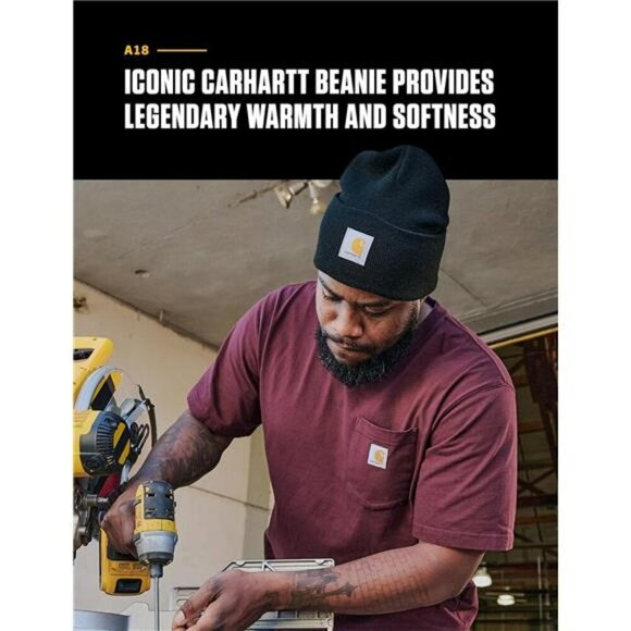 Rib Knit Acrylic Beanie Hat Warm Winter Skull Cap Soft Stretch Hand Wash Only - Picture 3 of 7